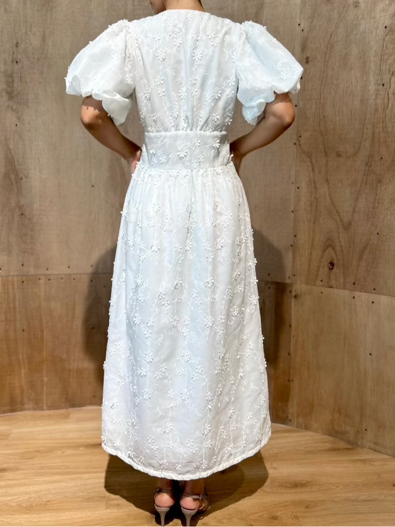 Sicily Appliquéd Day Dress