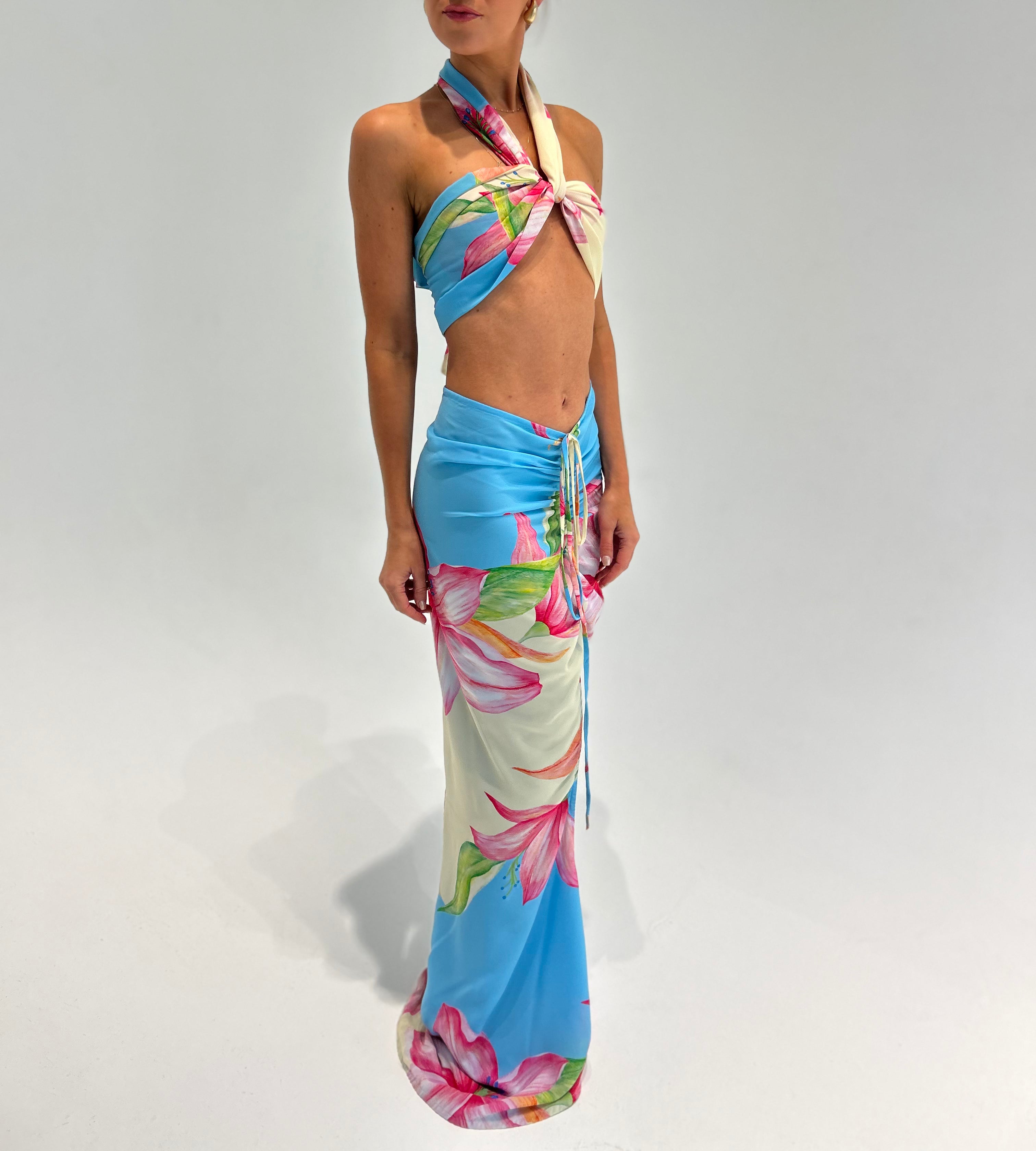 Valentina Wrap Crop Top